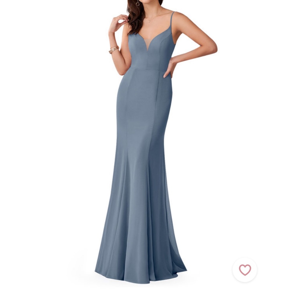 AZAZIE Ezra Dress in Twlight Blue